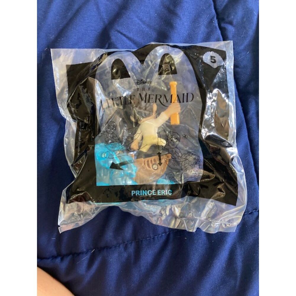 Disney The Little Mermaid Prince Eric McDonald’s Happy Meal Toy Sealed